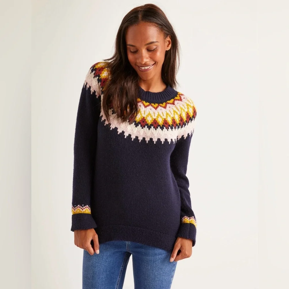 Anthropologie | Boden | Emma Fair Isle Sweater - Picture 1 of 9